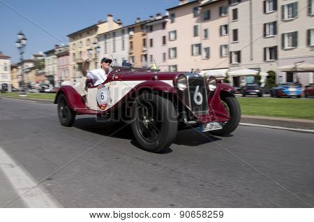 Mille Miglia,the famous race for retro cars