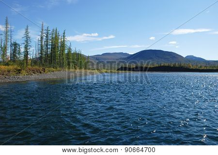 Blue River Under The Blue Sky.
