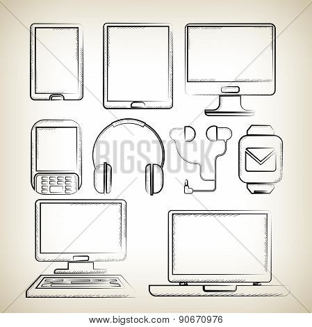 computer, tablet, smart phone