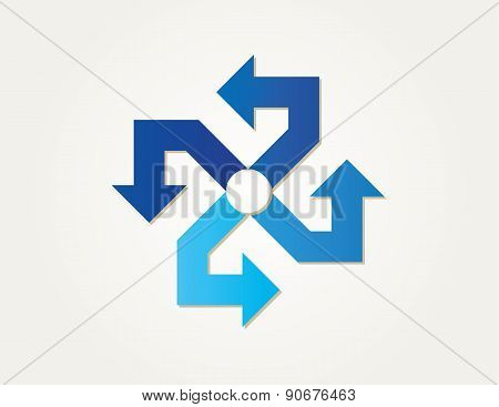 Gradient Circle Arrows