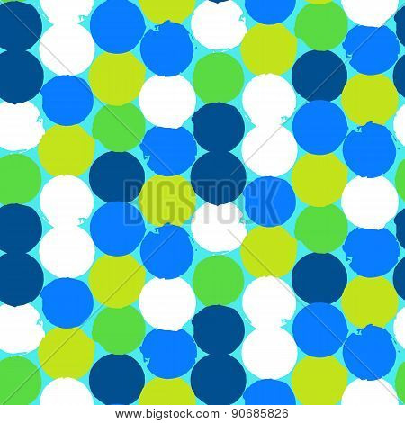 Bold geometric pattern with circles