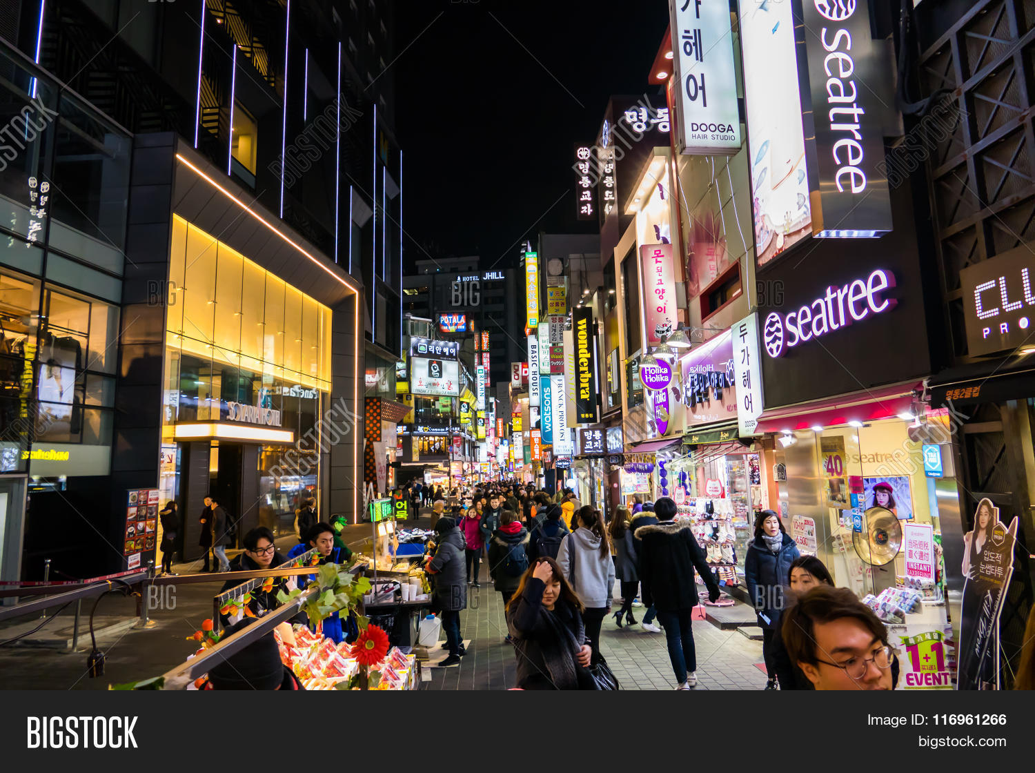 Myeongdong Market Image & Photo (Free Trial) Bigstock