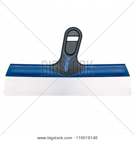 New putty knife isolated on white
