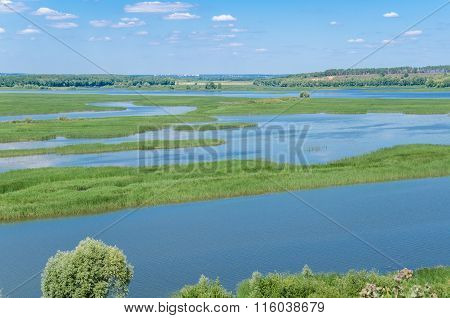 Mouth Of The Sviyaga River.