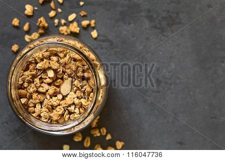 Crunchy Oatmeal and Almond Granola