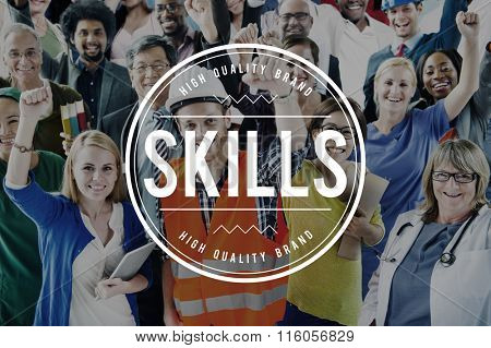 Skills Talent Expert Aptitude Proficiency Professional Concept
