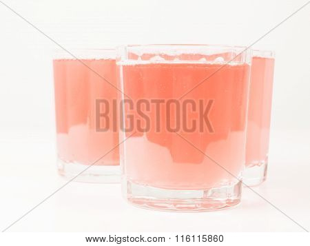 Pink Grapefruit Saft Vintage