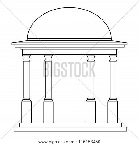outline rotunda illustration