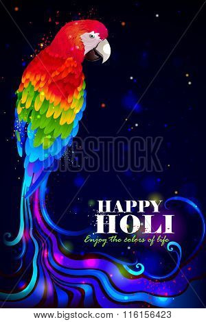 Colorful Holi background