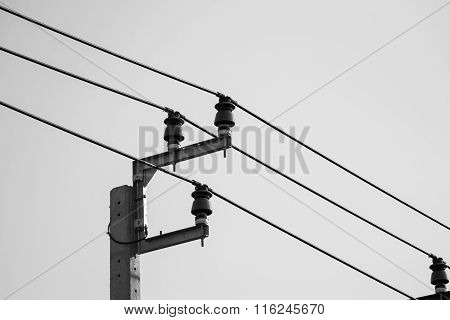 Power Line Insulators.