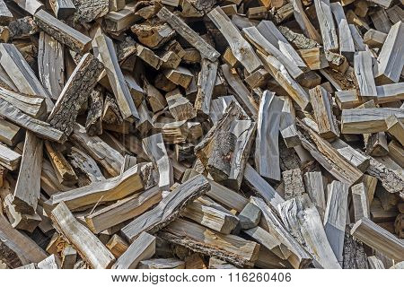 Pile Of Chopped Wood