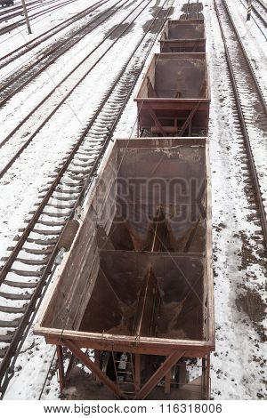 Empty Freight Wagons