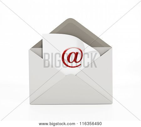 Enveloppe With E-mail Icon