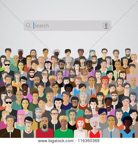 people search business concept
