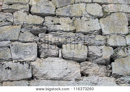 old brick wall texture in Italy, Europe