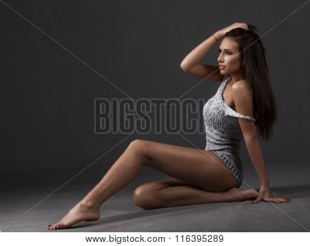 Beautiful brunette girl