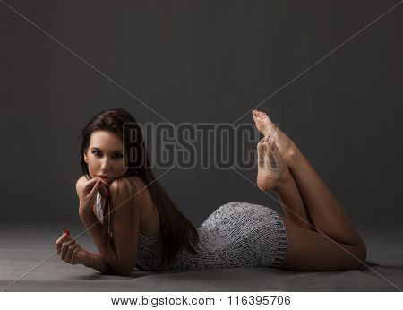 Beautiful brunette girl
