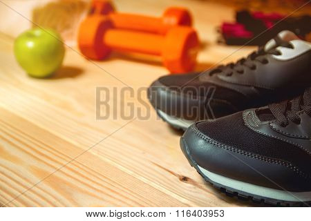 Set of sports equipment