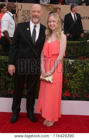 LOS ANGELES - JAN 30:  JK Simmons at the 22nd Screen Actors Guild Awards at the Shrine Auditorium on January 30, 2016 in Los Angeles, CA
