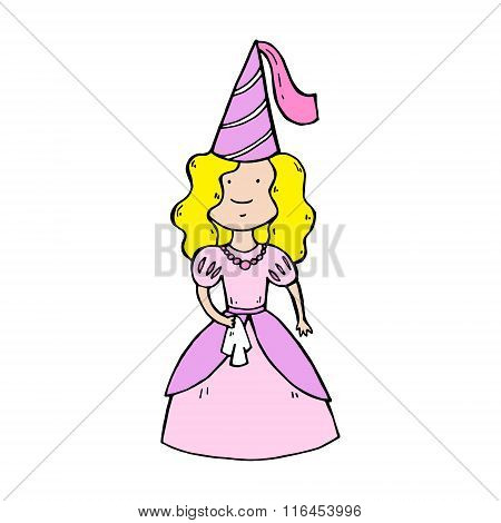 Cute Little Princess In Pink Dress