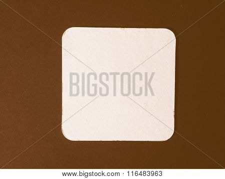 Beermat Drink Coaster Vintage