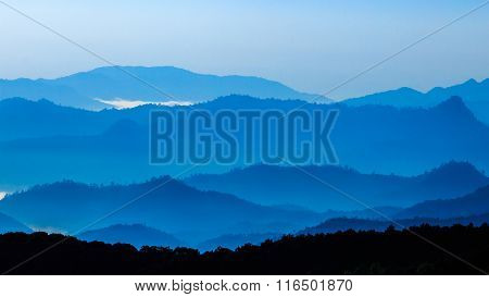 Mountain Leyer Level In Thailand