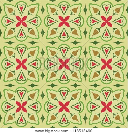 Vector seamless tile pattern background.