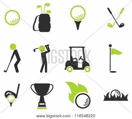 Golf simply icons