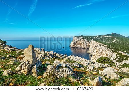 White Rocks In Capo Caccia