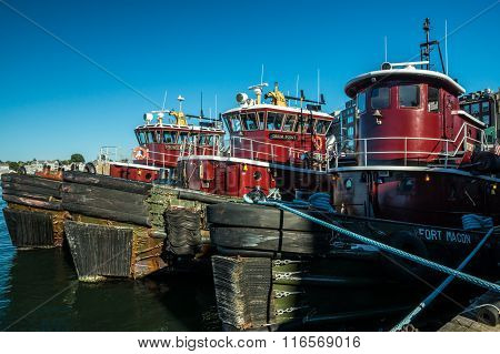 Portsmouth Harbor Tugboats