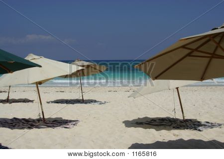 Desserted plaży