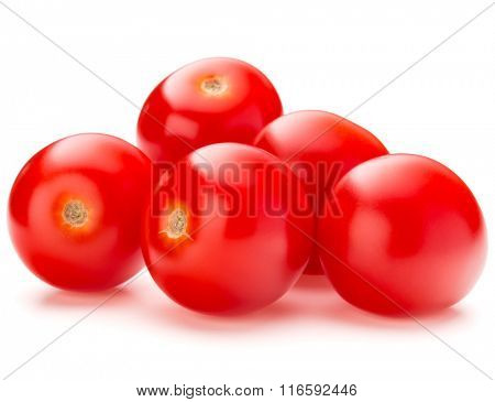 fresh cherry tomato isolated on white background cutout