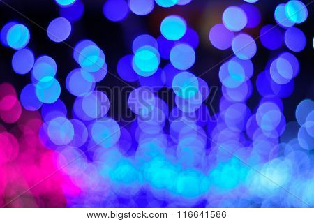 Bokeh background of Christmas light