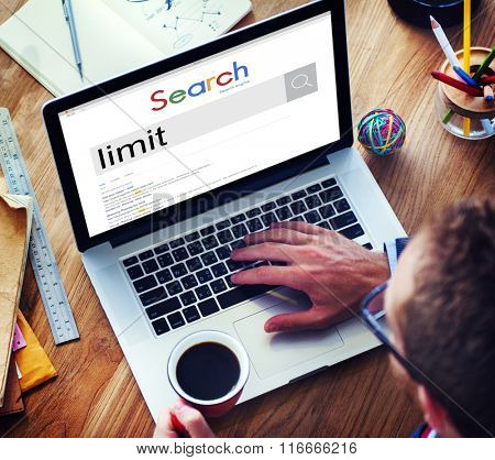 Businessman Connect Browsing Internet Search Concept