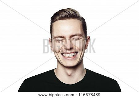 Portrait Of Young Man Smiling To Camera