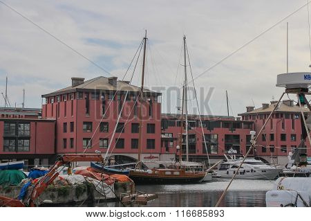 Genoa Port, Italy.
