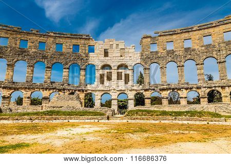 Roman Amphitheatre Pula Arena-pula,istria, Croatia