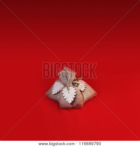 Three bonbonniere of a  wedding