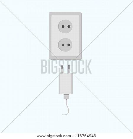 Electric power electricity plug and socket.