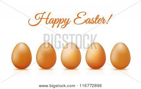 Happy Easter Eggs Card