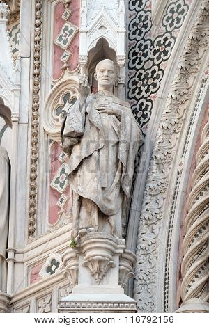 FLORENCE, ITALY - JUNE 05: Saint, Cattedrale di Santa Maria del Fiore (Cathedral of Saint Mary of the Flower), Florence, Italy on June 05, 2015