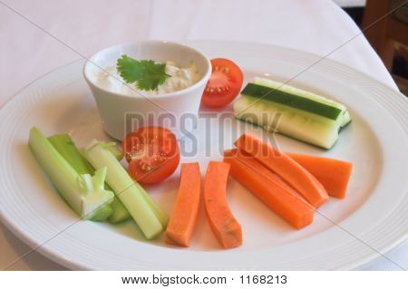 Antipasto di bastoni di carota