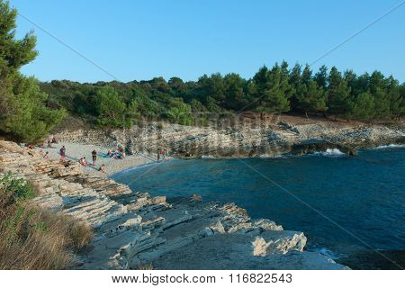 Plovanije Beach On Kamenjak In Croatia In The Summer Day