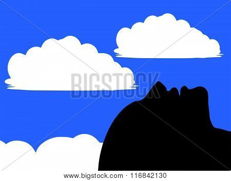 Basking in the Sun (Vector)