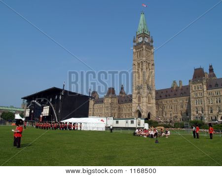 Costruzioni del Parlamento canadese a Ottawa