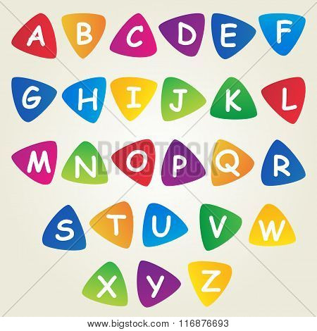 Cheerful children's font design