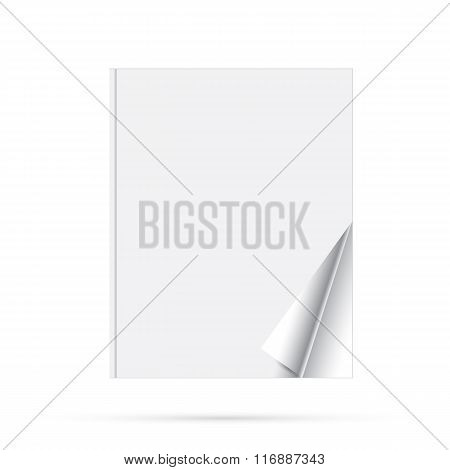 Blank Page Of Magazine