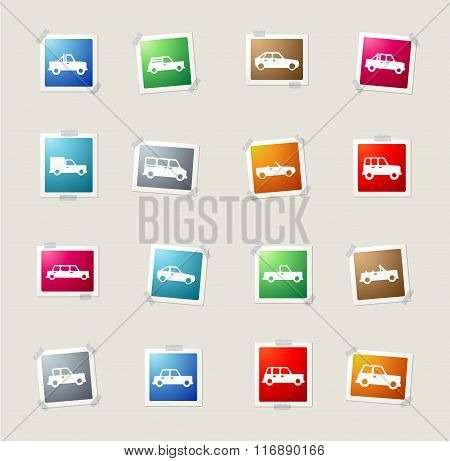 Cars simply icons