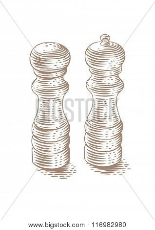 Saltshaker And Peppermill