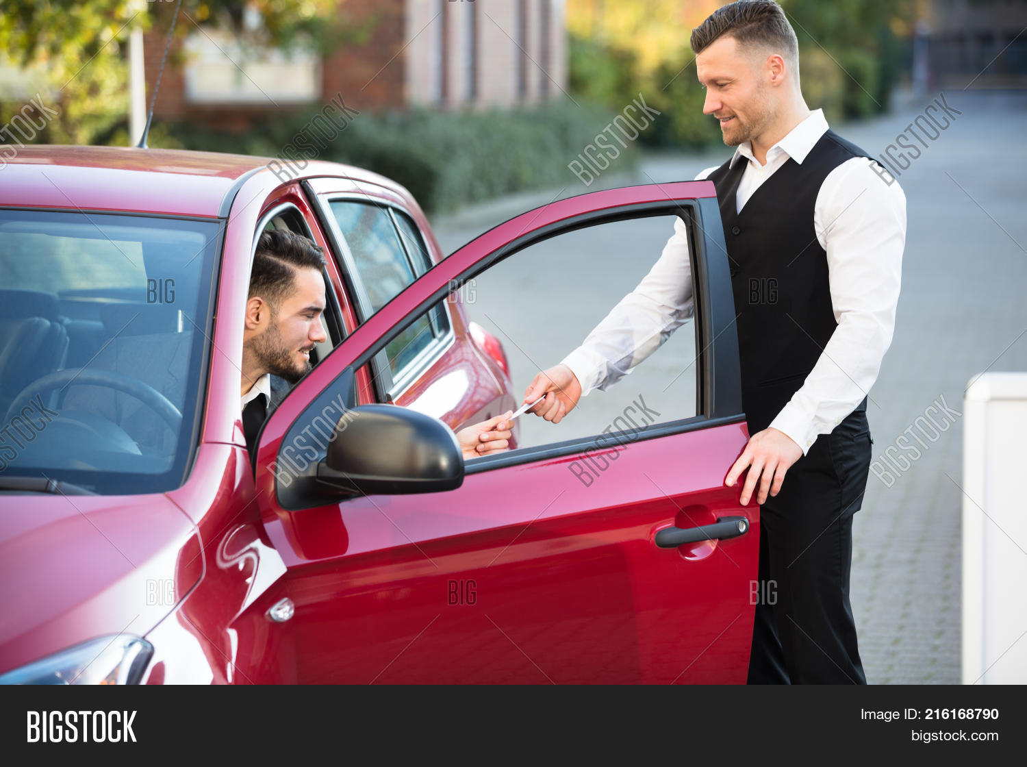 Valet Giving Receipt Image & Photo (Free Trial) Bigstock